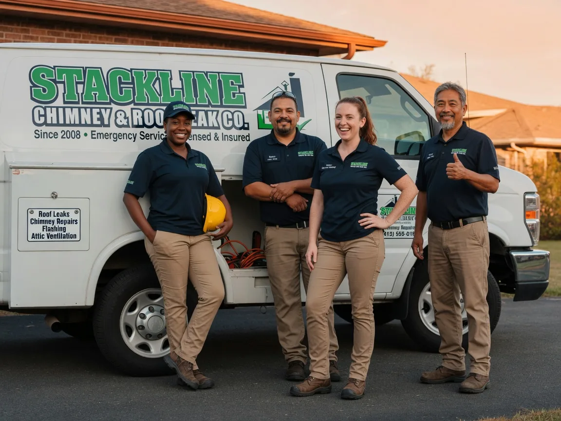 Chimney flashing repair company in Viola, IL
